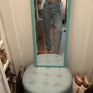 Straight leg jeans